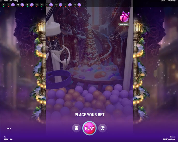 santa claw new year factory