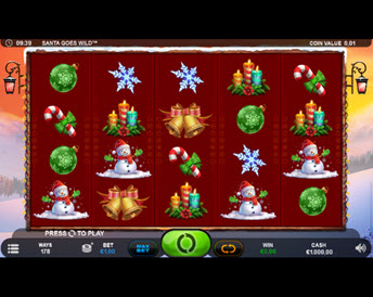 santa goes wild