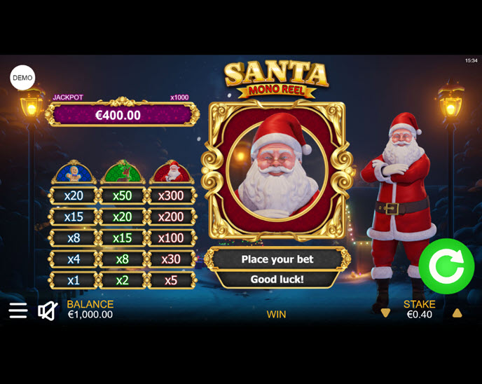 santa mono reel