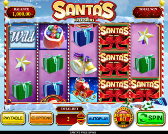 santa’s free spins