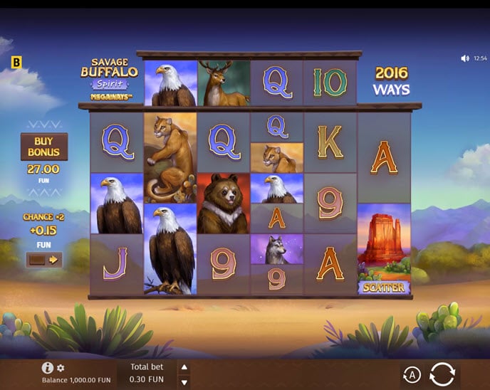 savage buffalo spirit megaways