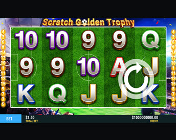 scratch golden trophy