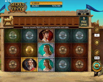 secret of troy: jackpot wars