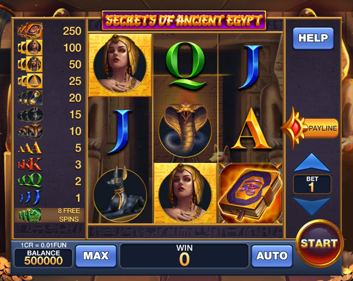 secrets of ancient egypt (reel respin)
