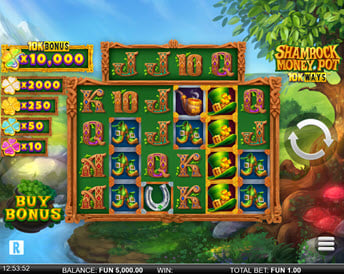 shamrock money pot 10k ways