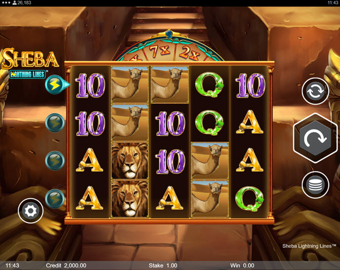sheba lightning lines