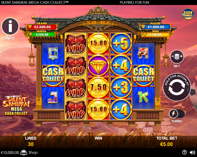 silent samurai mega cash collect