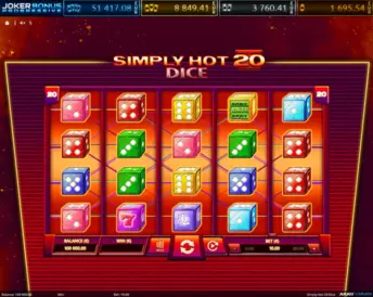 Simply Hot 20 Dice