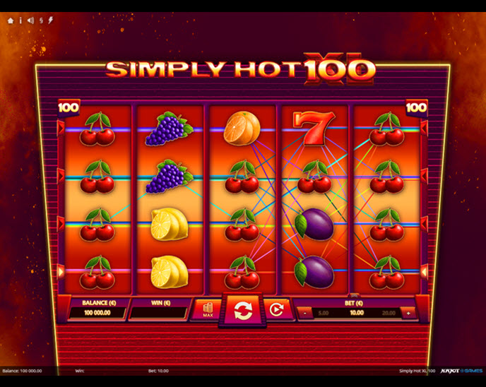 simply hot xl 100