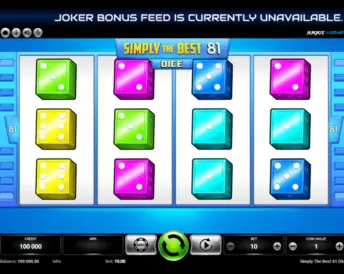 Simply The Best 81 Dice