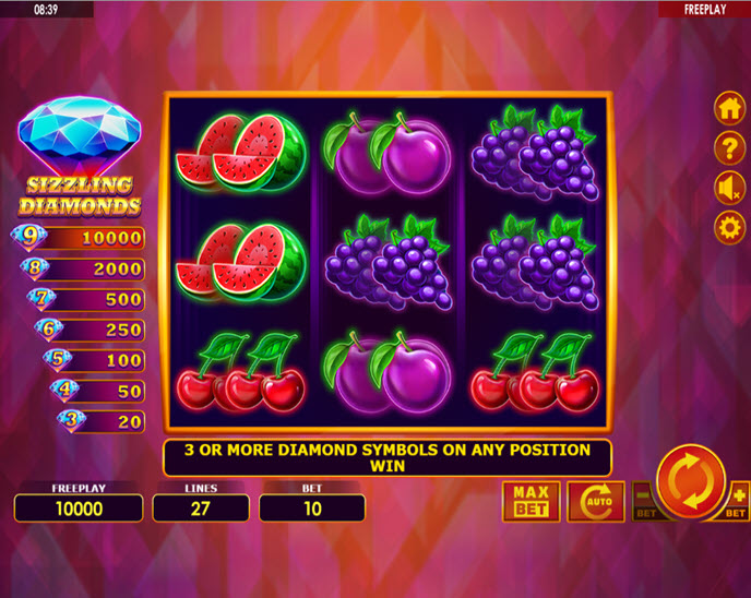 sizzling diamonds