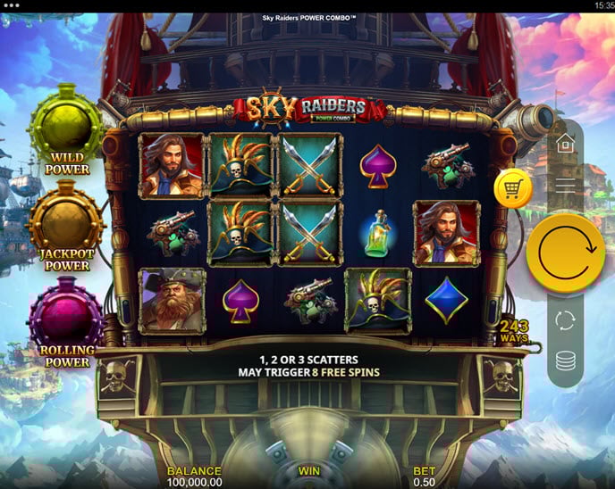 sky raiders power combo