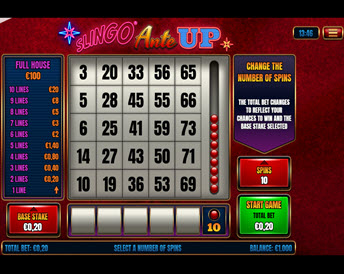 slingo ante up