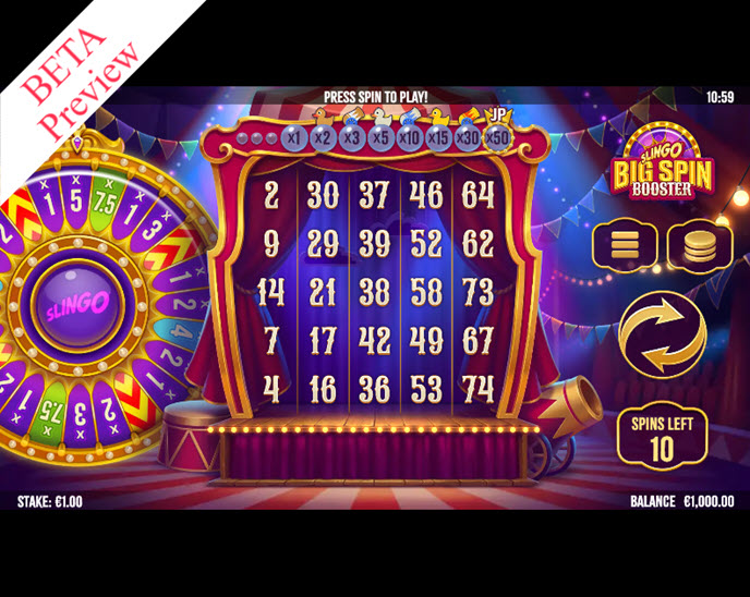 slingo big spin booster