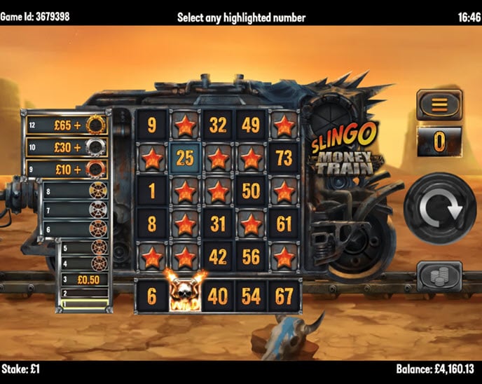 slingo money train
