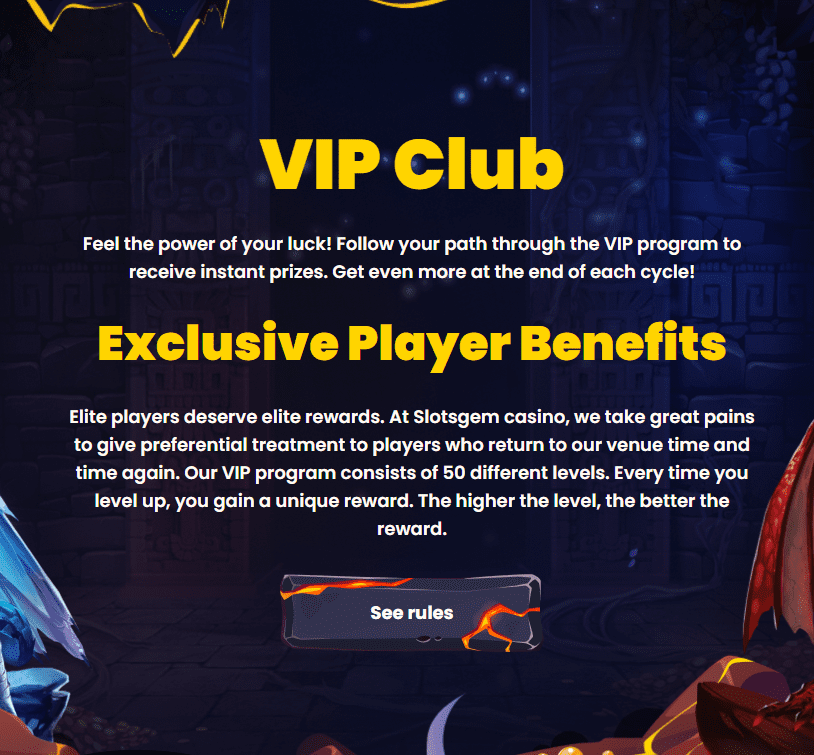 SlotsGem VIP Program