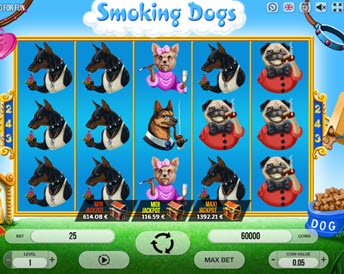 smoking dogs