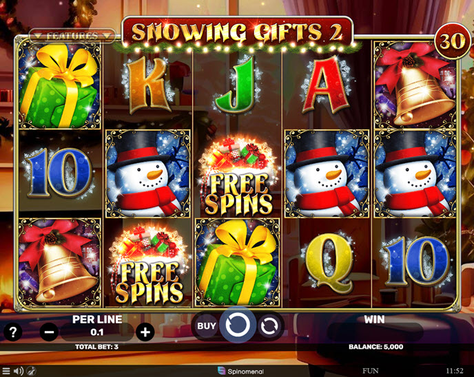snowing gifts 2