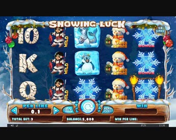 snowing luck christmas edition