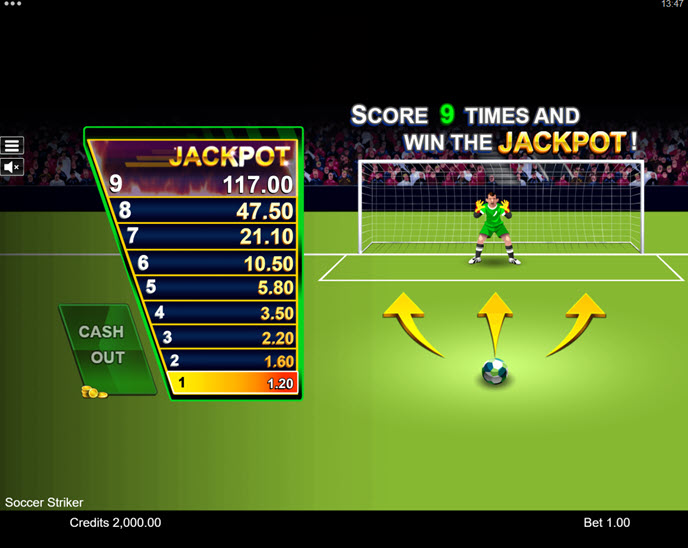 soccer striker