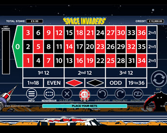 space invaders roulette