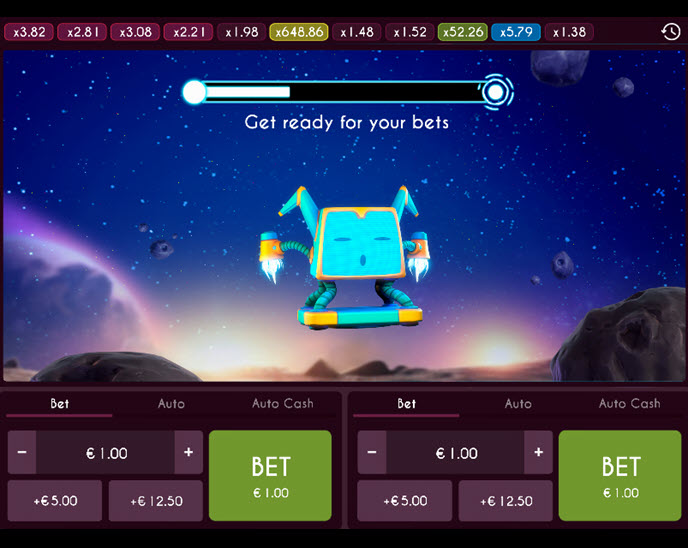 space robot – crash game
