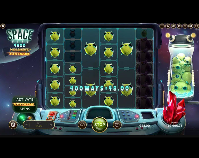 space wars xxxtreme megaways