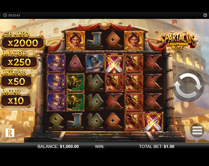spartacus lightning blitz