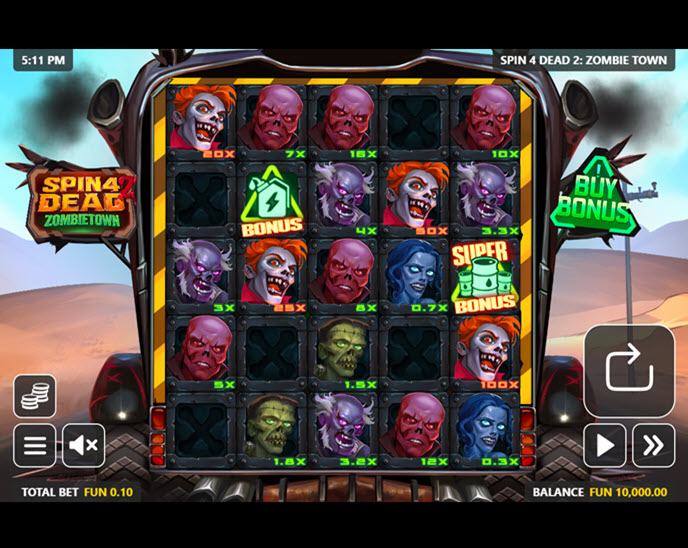 spin 4 dead 2: zombietown