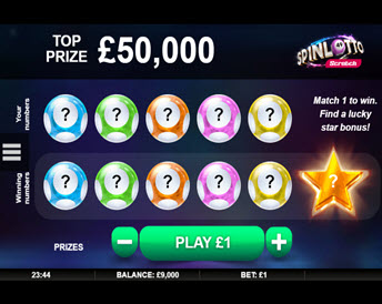 spinlotto scratch
