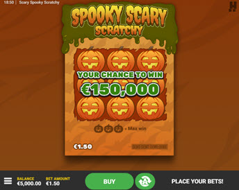 spooky scary scratchy