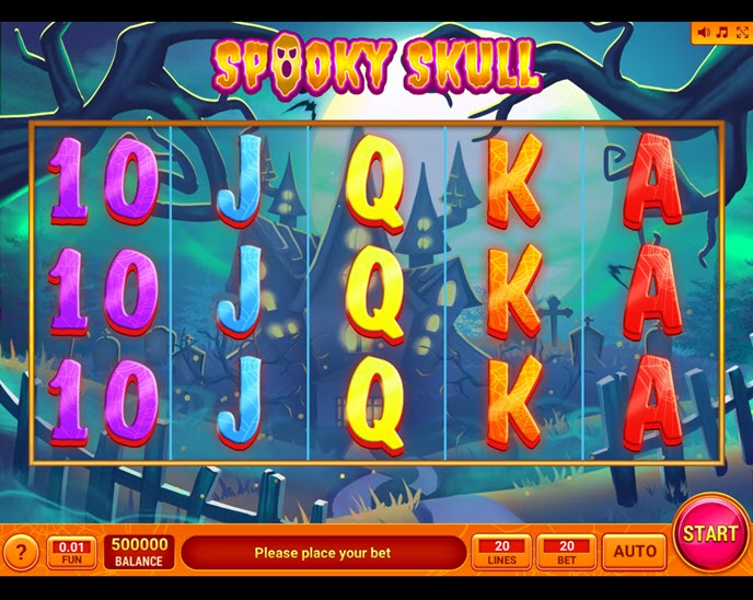 spooky skull