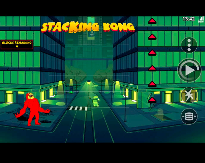 stacking kong with blockchain