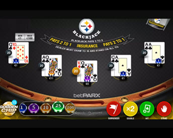 steelers blackjack