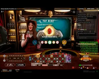 Sticky Bandits Roulette