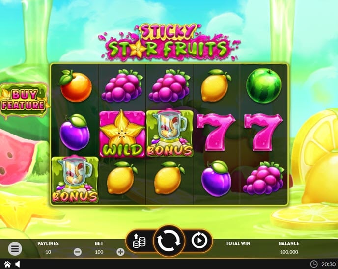 sticky star fruits