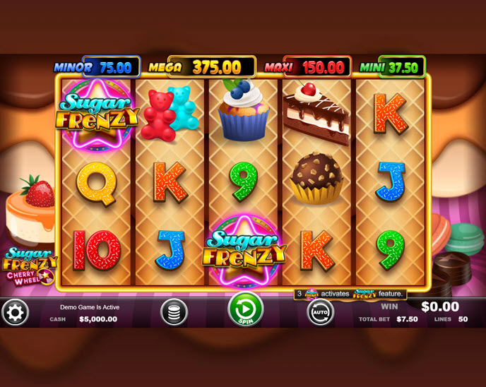 sugar frenzy cherry wheel