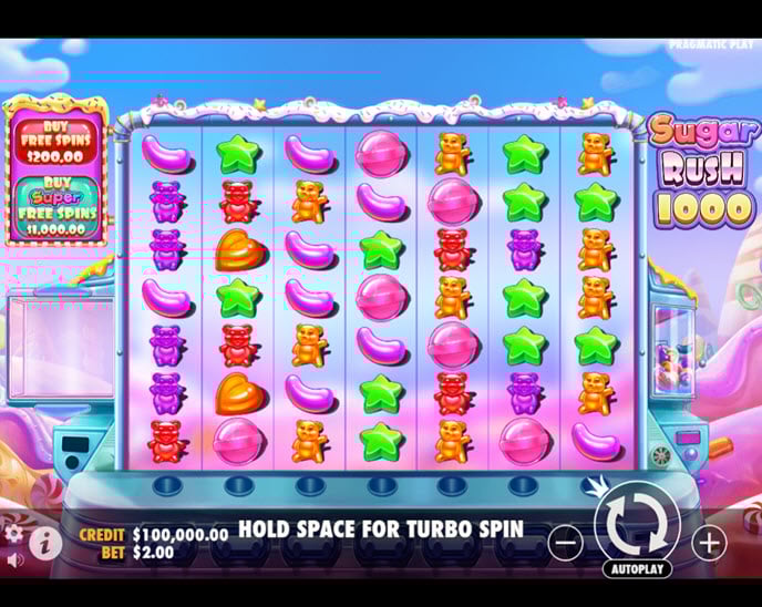 sugar rush 1000