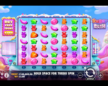 sugar rush cluster pays