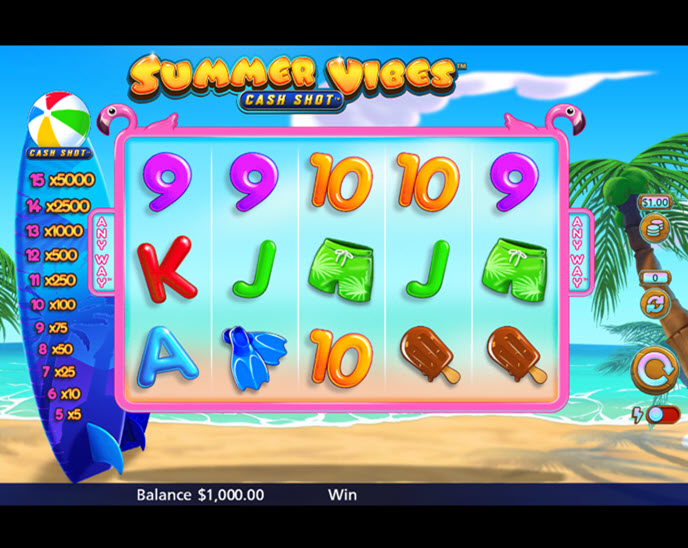 summer vibes: cash shot