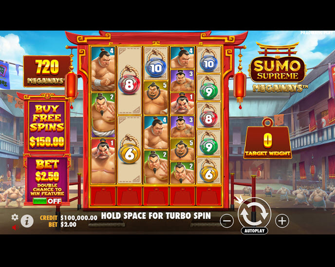 sumo supreme megaways