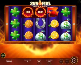Sun Fire – Hold & Spin