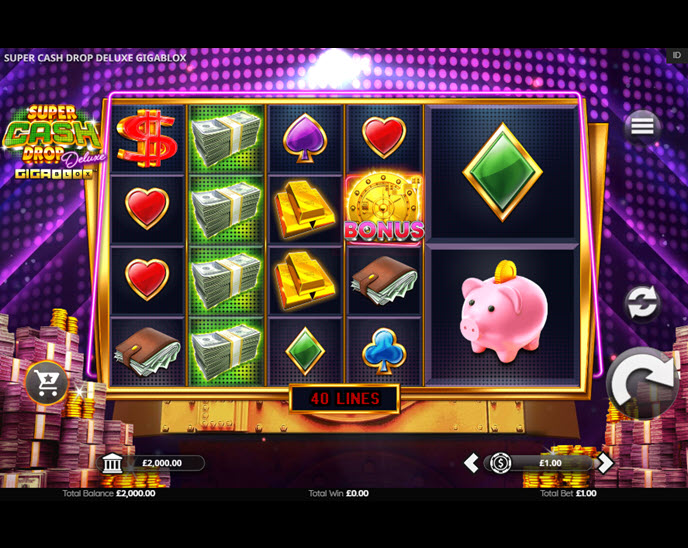 super cash drop deluxe gigablox