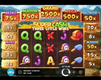 super cash: three little wins