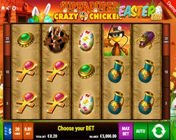 super duper crazy chicken easter egg