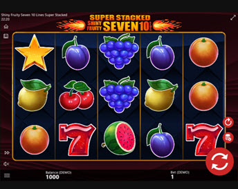 super stacked shiny fruits seven
