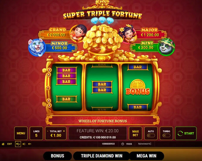 super triple fortune