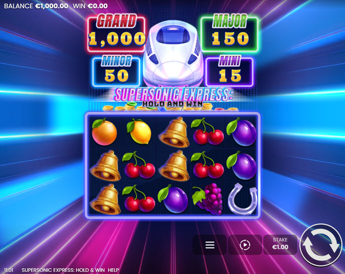 supersonic express: hold and win