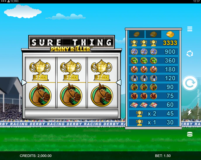sure thing – penny roller