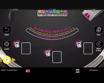 sweet 16 blackjack